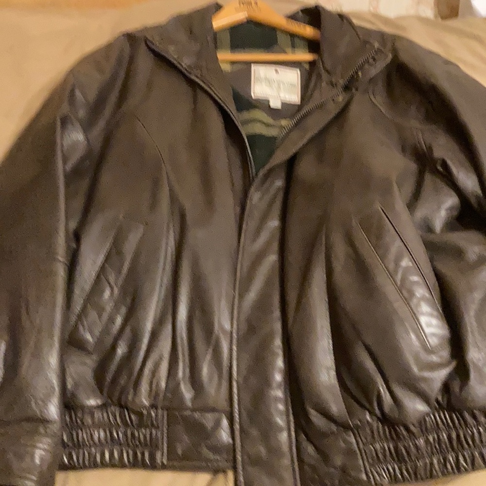 Leather jacket